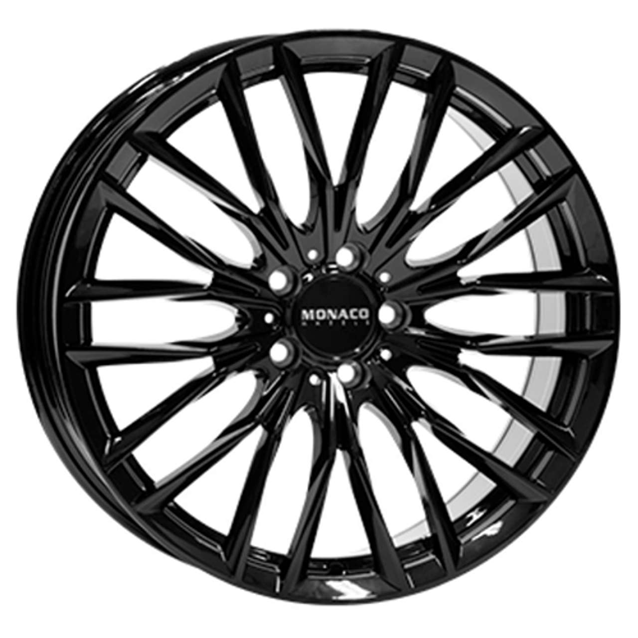 MONACO WHEELS MONACO GP2 black glossy 8.0Jx18 5x108 ET45