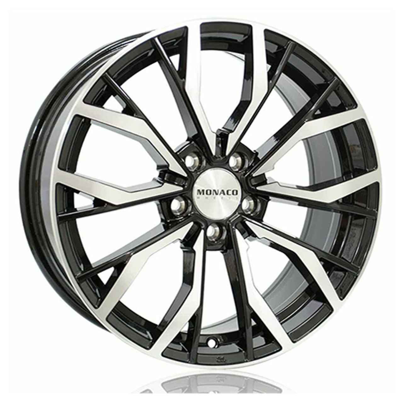 MONACO WHEELS MONACO GP5 black gloss polished 8.0Jx18 5x100 ET37