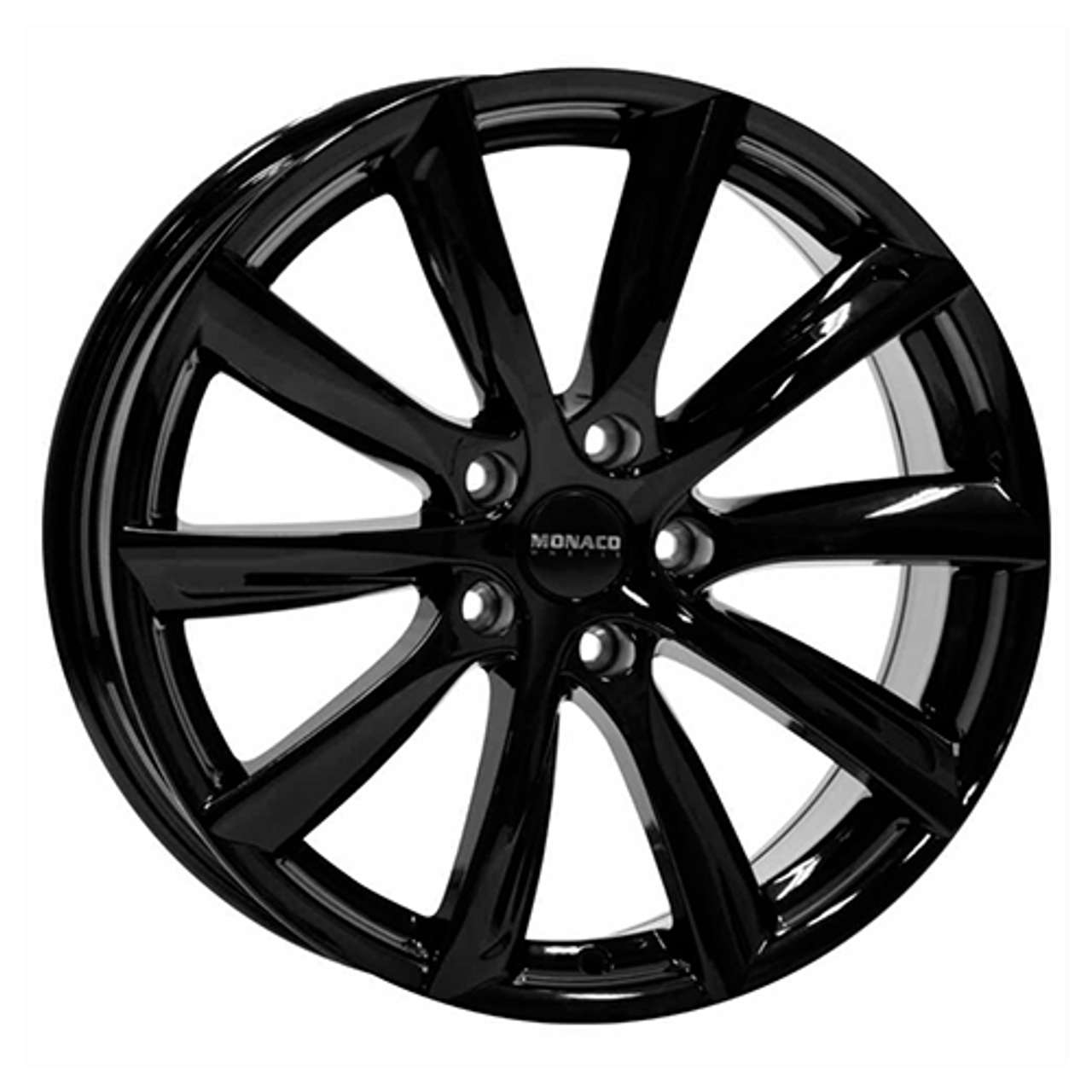 MONACO WHEELS MONACO GP6 black glossy 8.0Jx18 5x114.3 ET38