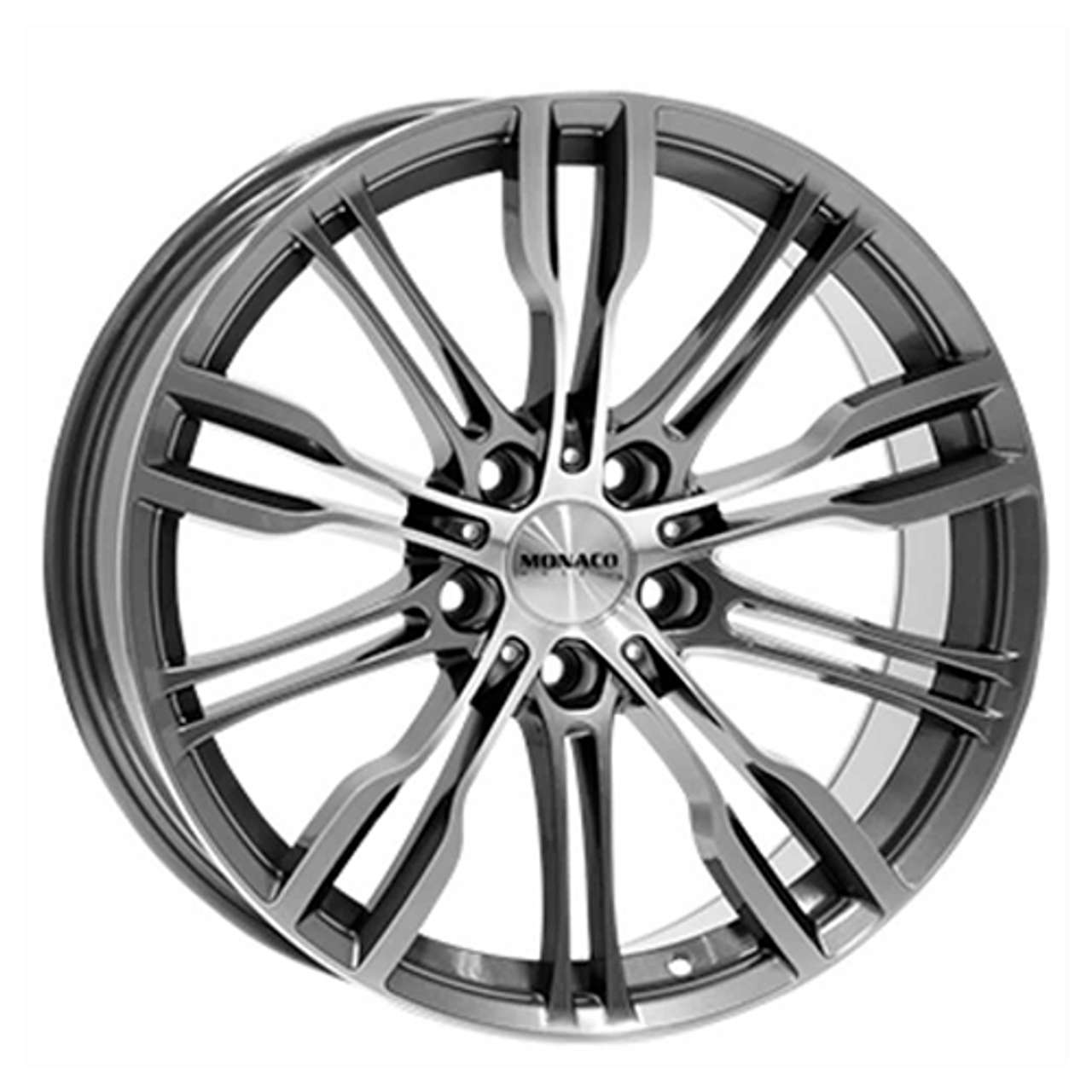 MONACO WHEELS MONACO GP8 anthracite/polished 8.0Jx19 5x112 ET45