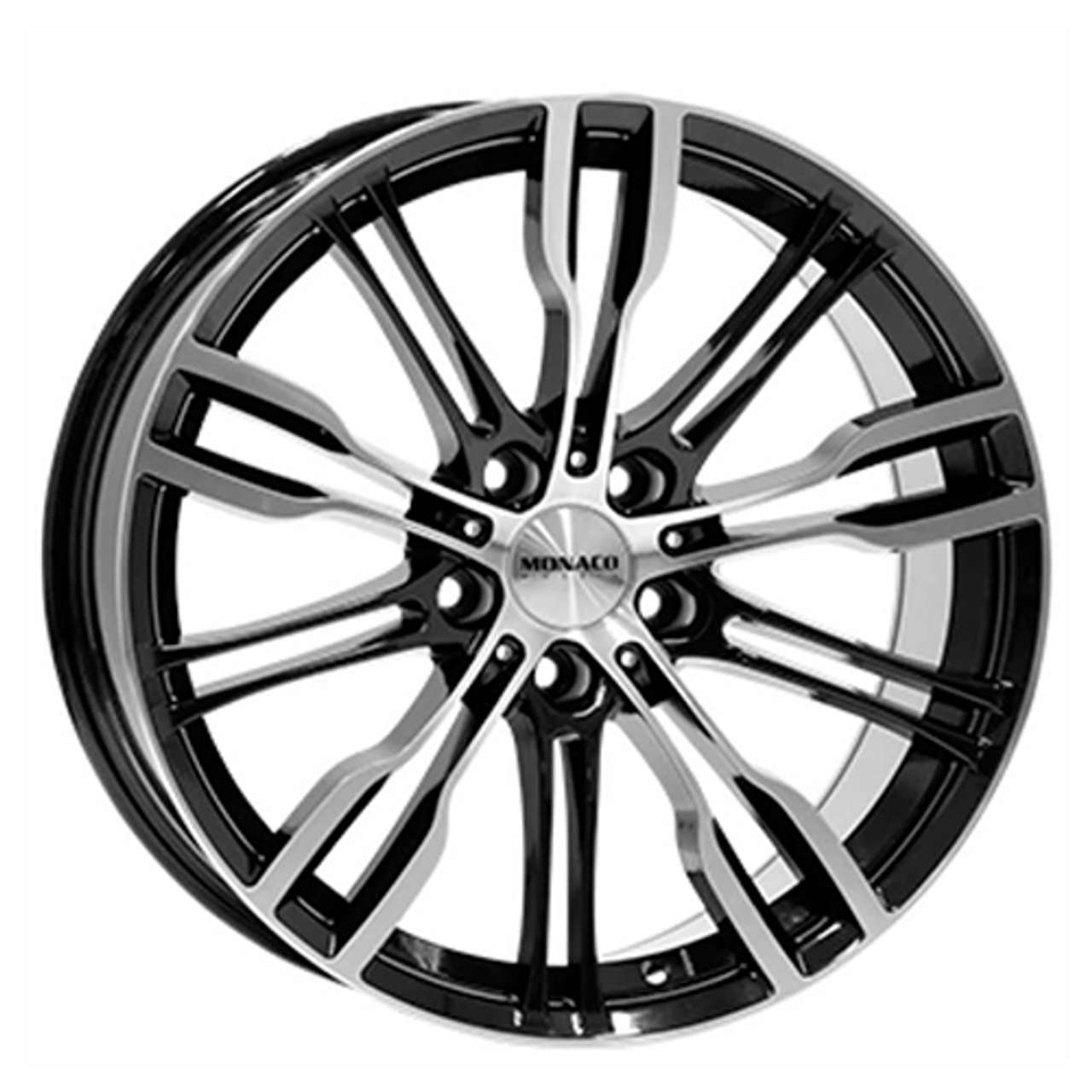 MONACO WHEELS MONACO GP8 black gloss polished 8.0Jx19 5x112 ET27