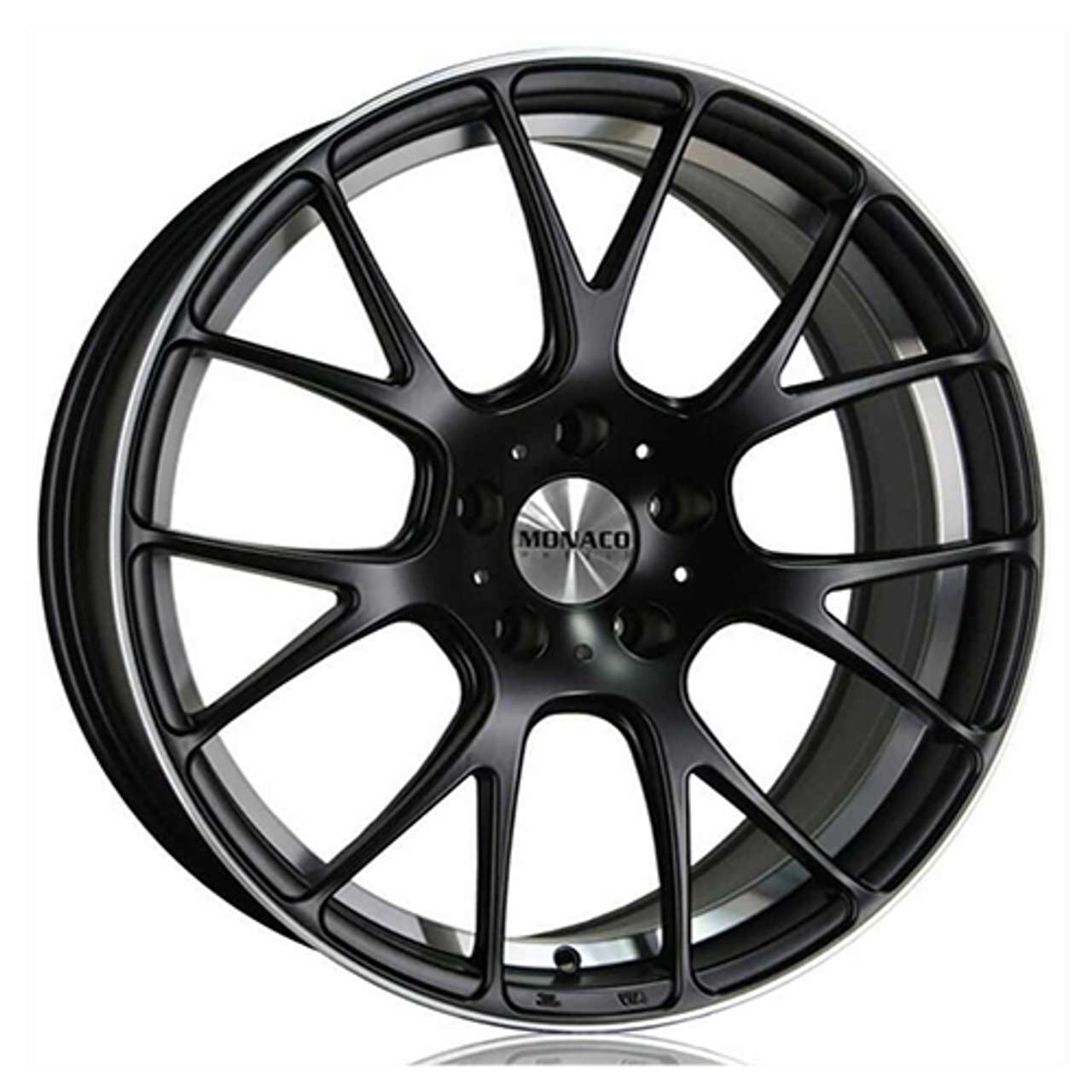 MONACO WHEELS MONACO MIRABEAU matt black/polished 7.0Jx17 4x100 ET37