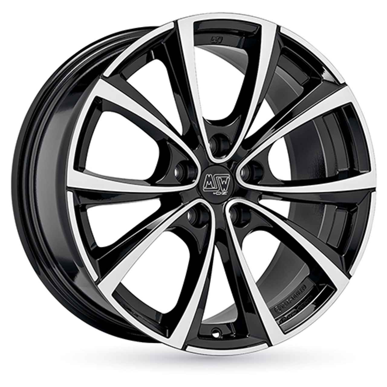 MSW (OZ) MSW 27T gloss black full polished 9.5Jx20 5x114.3 ET45