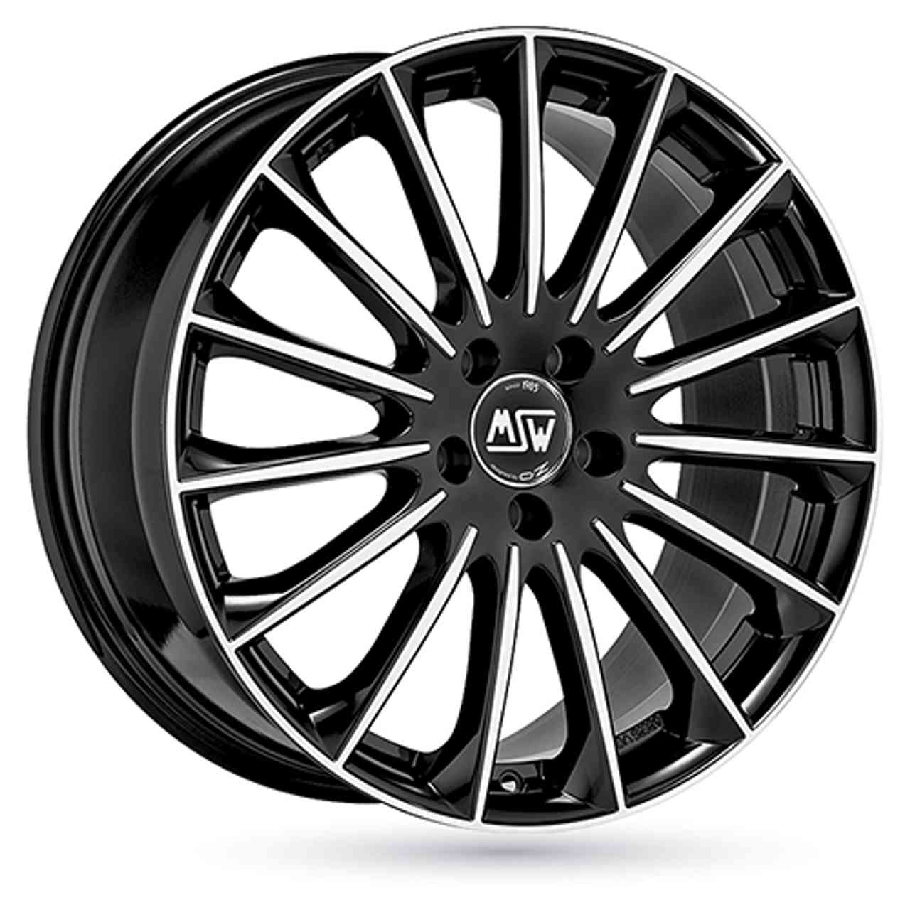 MSW (OZ) MSW 30 gloss black full polished 8.5Jx20 5x112 ET40