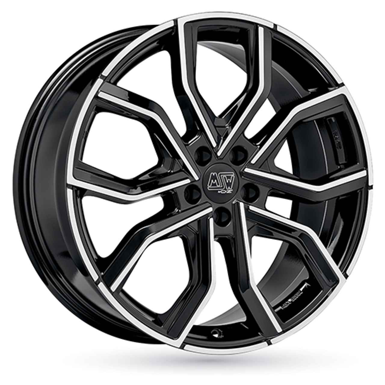 MSW (OZ) MSW 41 gloss black full polished 8.5Jx20 5x114.3 ET30