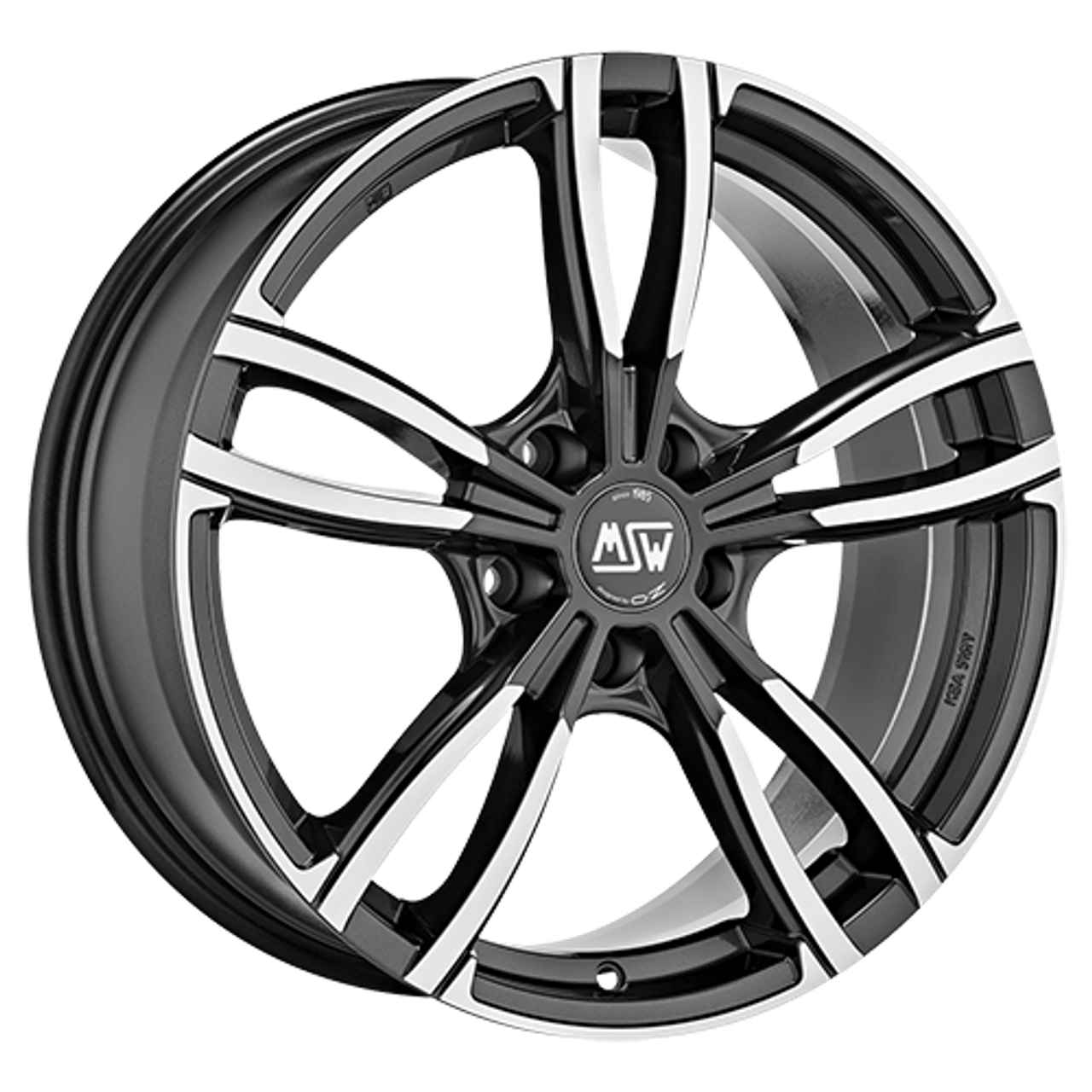 MSW (OZ) MSW 73 gloss dark grey full polished 7.5Jx17 5x112 ET24