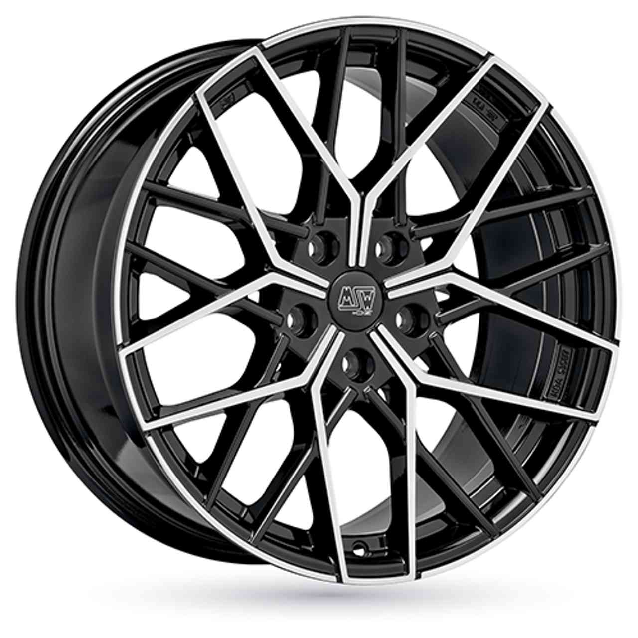 MSW (OZ) MSW 74 gloss black full polished 8.5Jx19 5x120 ET47