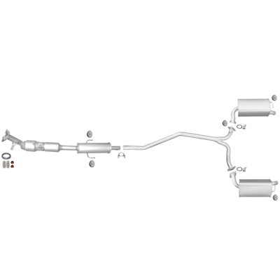 Mazda 6 2,3 16V Katalysator Mittelrohr Endtopf links rechts Auspuff