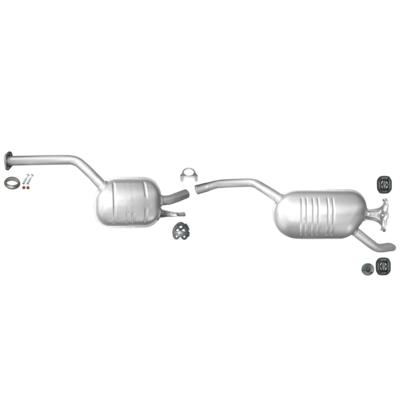 Mercedes 200 230 250 W124 2,0 2,3 2,5 Mitteltopf Endtopf Anbausatz