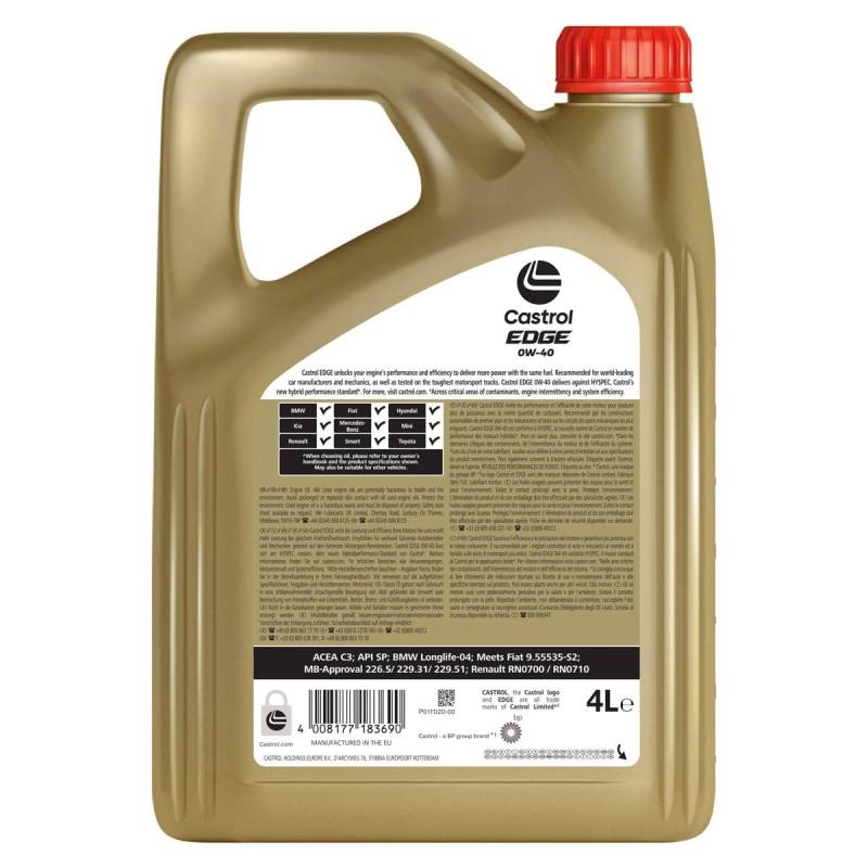 OL CASTROL 0W40 4L EDGE SPOR von OL CASTROL