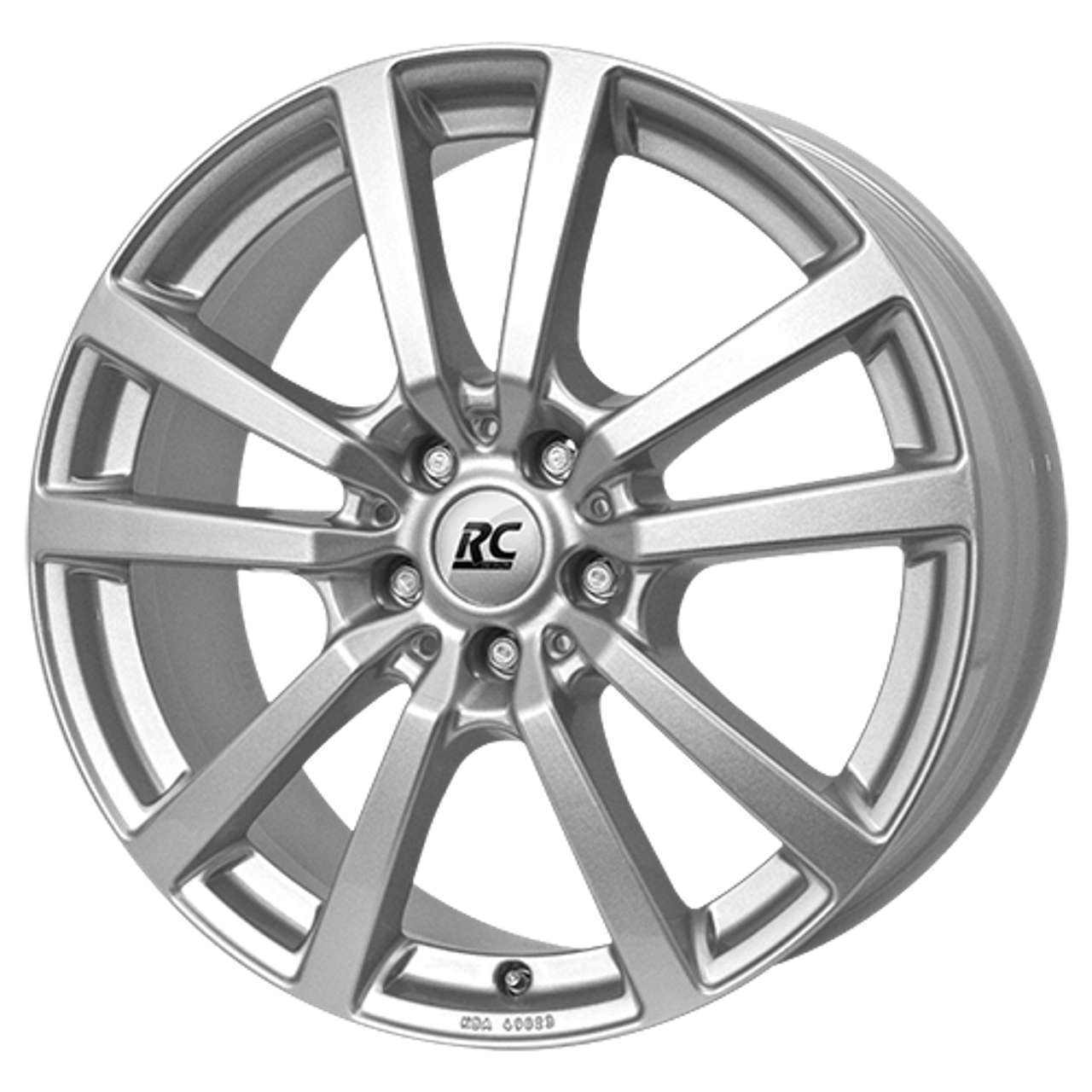 RC-DESIGN RC25 kristallsilber 8.0Jx18 5x112 ET25