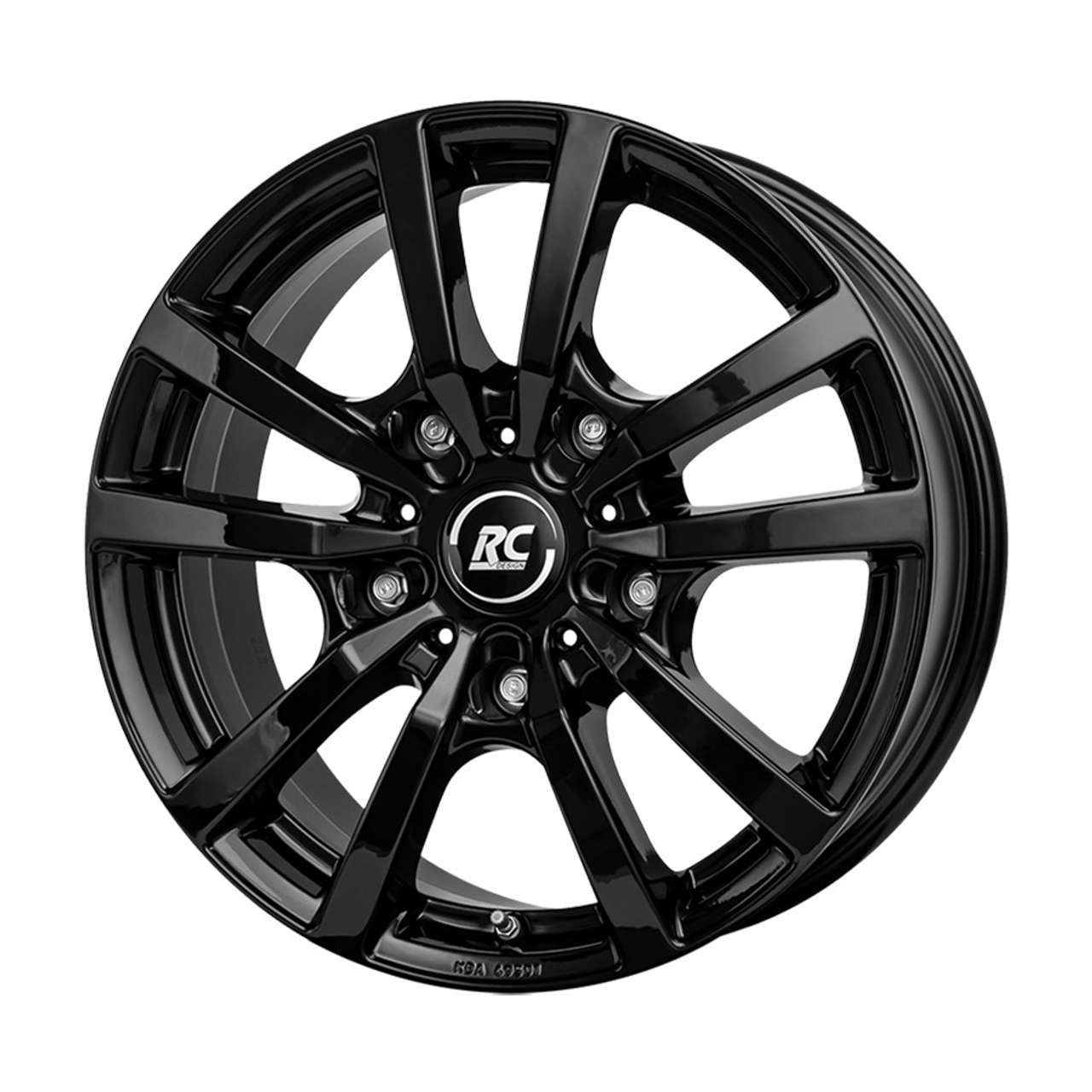 RC-DESIGN RC25T schwarz glanz (sg) 7.0Jx17 5x108 ET46