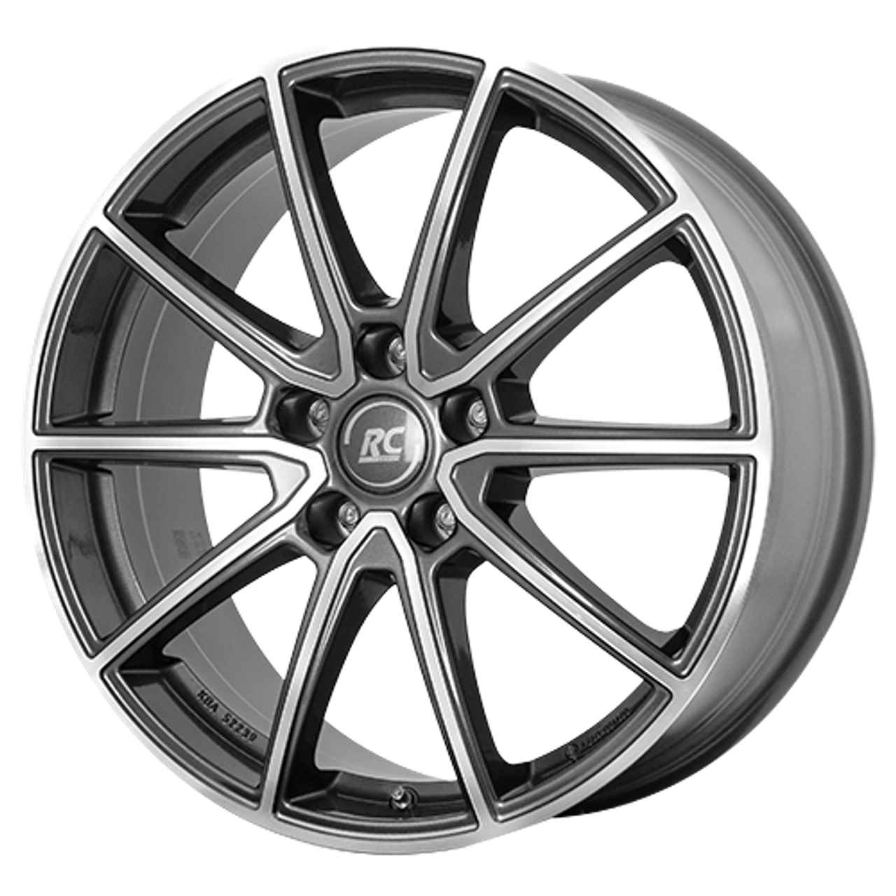 RC-DESIGN RC32 himalaya grey vollpoliert 6.5Jx16 5x114.3 ET41