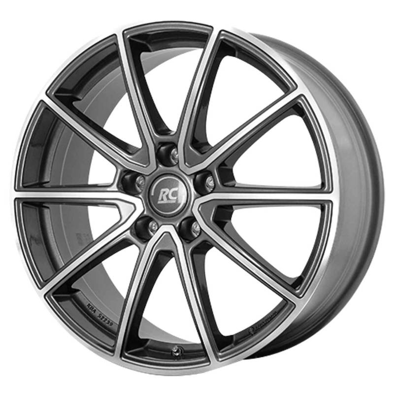 RC-DESIGN RC32 himalaya grey vollpoliert 8.0Jx19 5x108 ET42