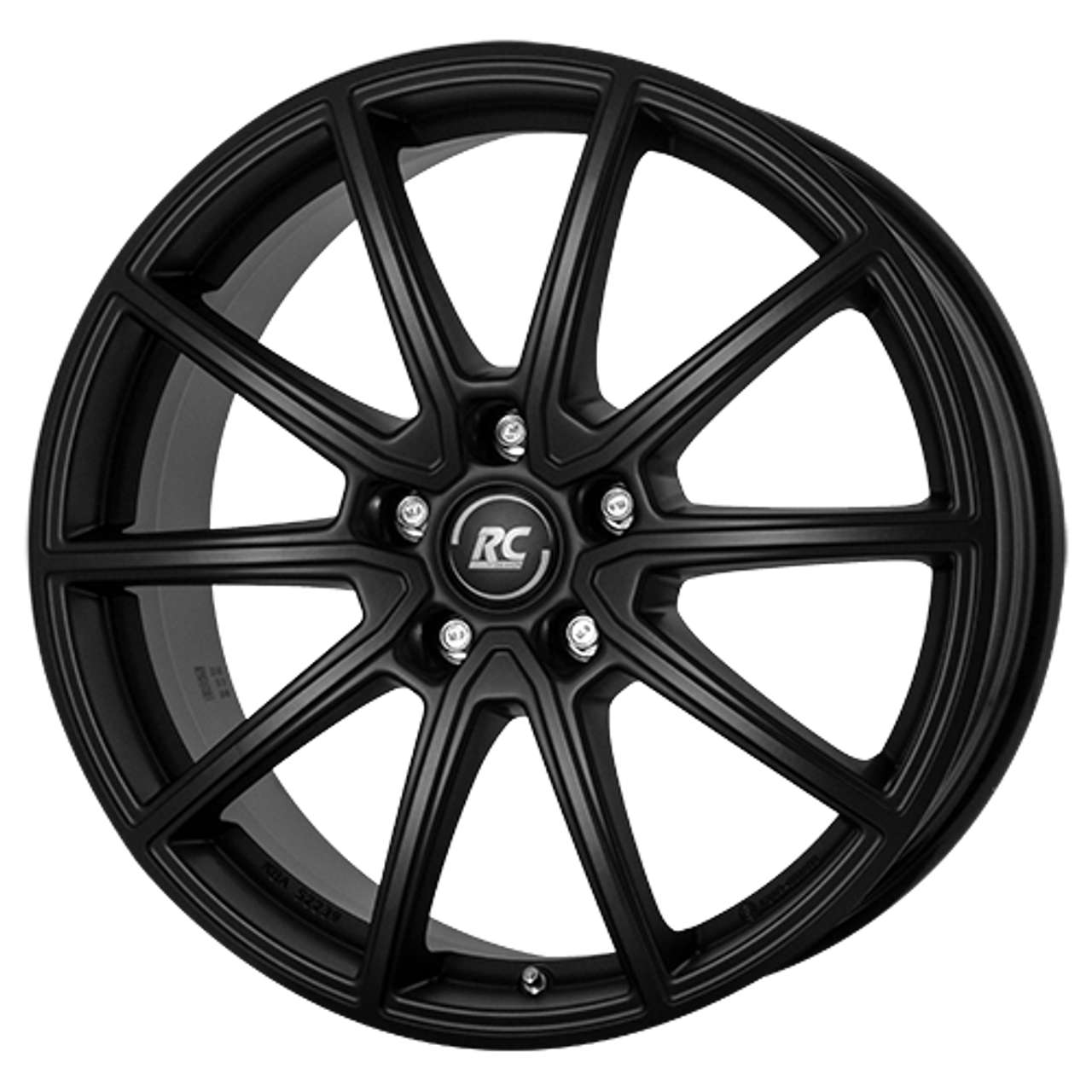 RC-DESIGN RC32 satin schwarz matt 7.0Jx17 5x112 ET43