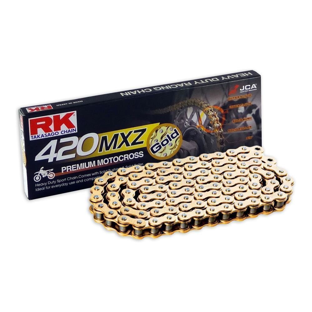 RK chain 420 MXZ 140 C gold/gold open