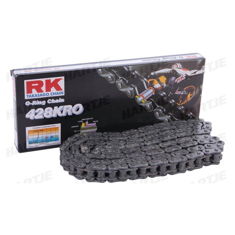 RK chain 428 Kro 114 C gray/gray open