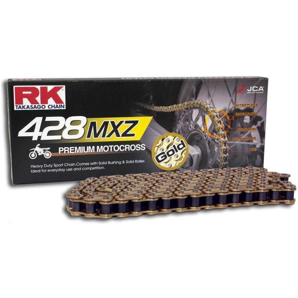 RK chain 428 MXZ 118 C gold/gold open