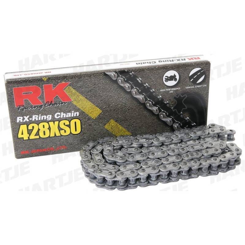 RK chain 428 Xso 114 N gray/gray open