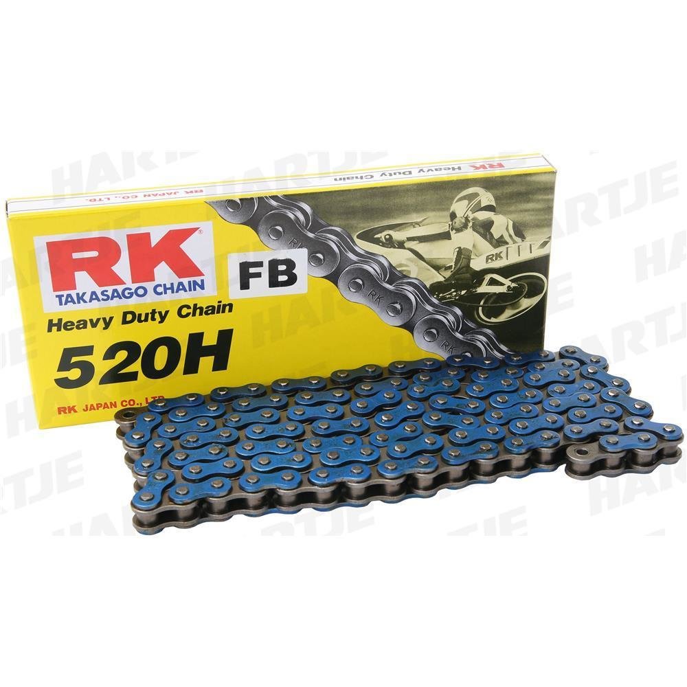 RK chain 520 H 118 C blue/black open