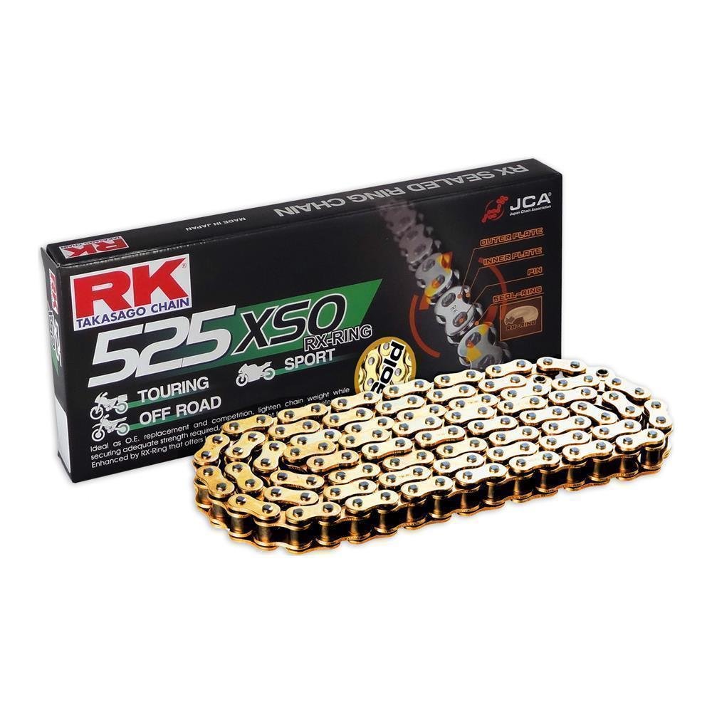 RK chain 525 XSO 96 N Gold/Gold Open