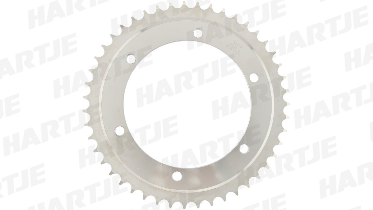 RK chain wheel 428 57Z steel silver