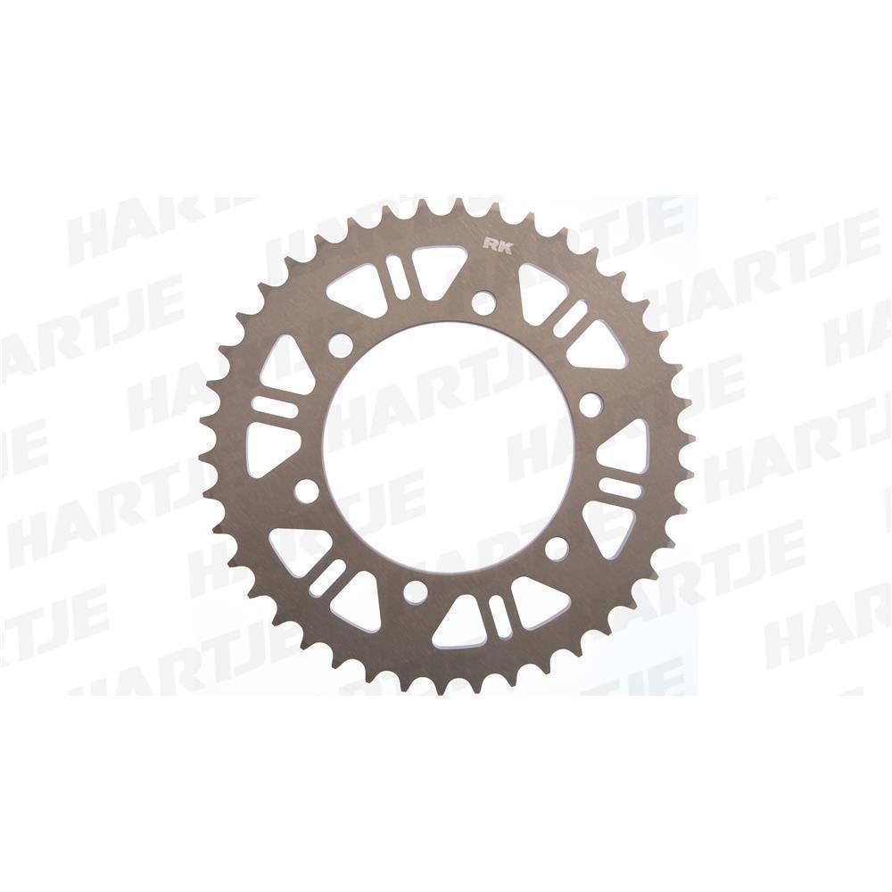 RK chain wheel 520 46Z aluminum gold matt hard anod.