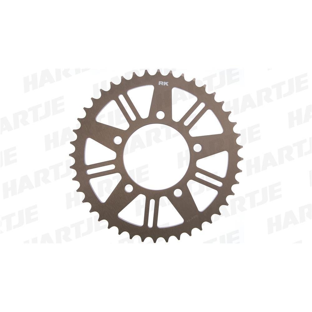 RK chain wheel 520 46Z aluminum gold matt hard anod.