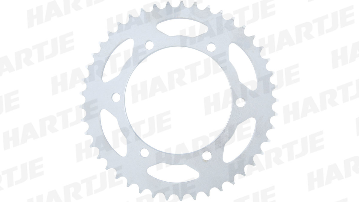 RK chain wheel 520 46Z steel silver