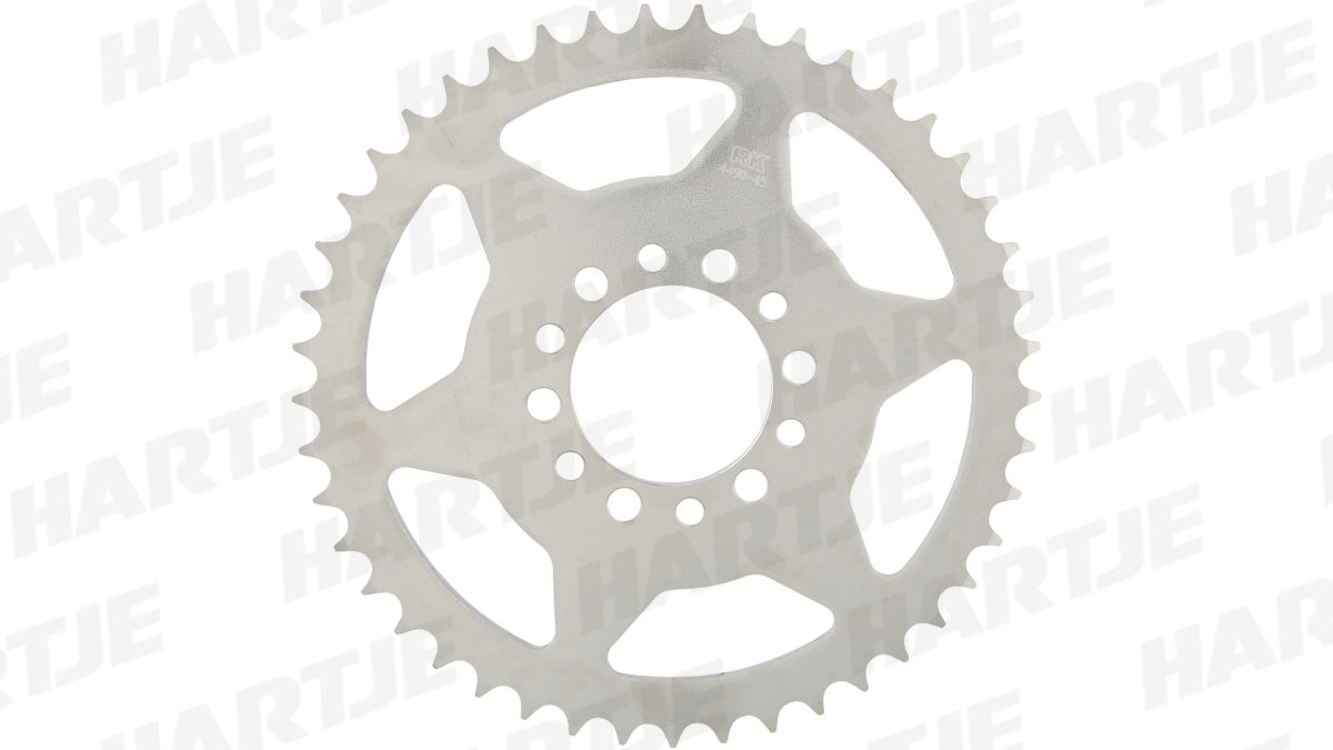 RK chain wheel 520 46Z steel silver