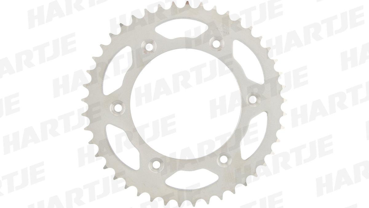 RK chain wheel 520 51Z steel silver