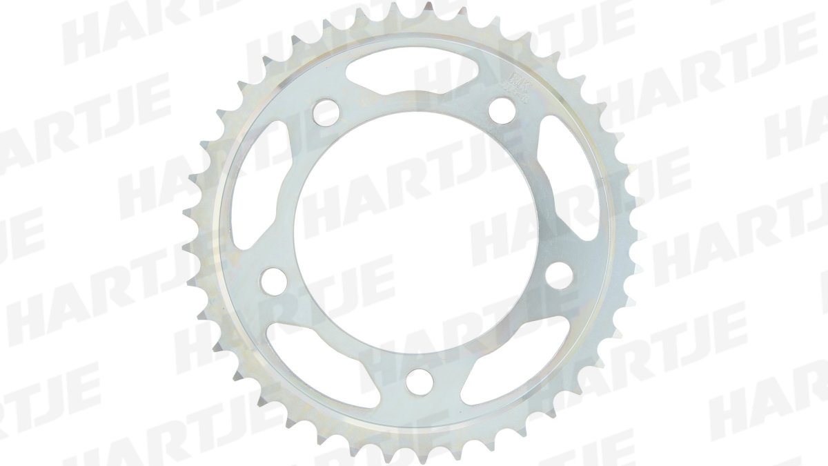 RK chain wheel 525 43Z steel silver