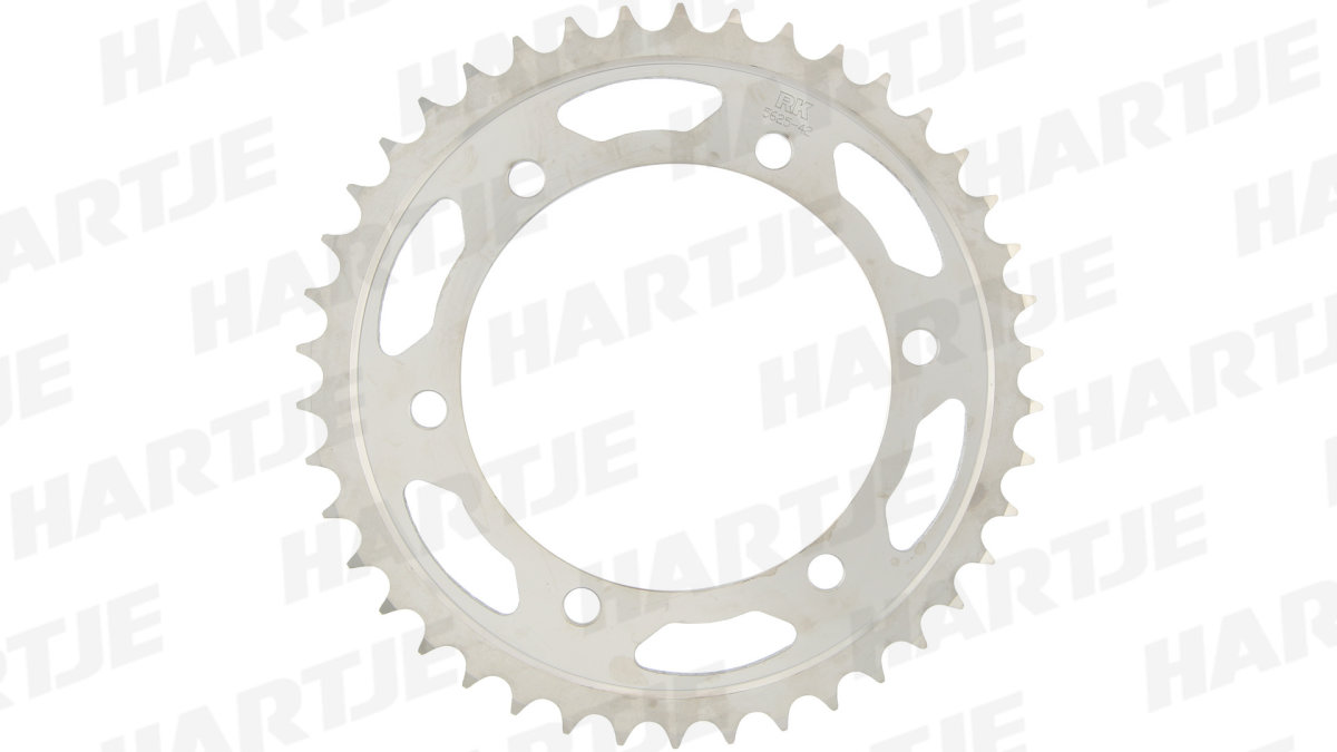 RK chain wheel 525 43Z steel silver