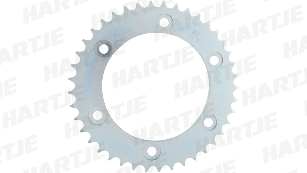 RK chain wheel 525 43Z steel silver