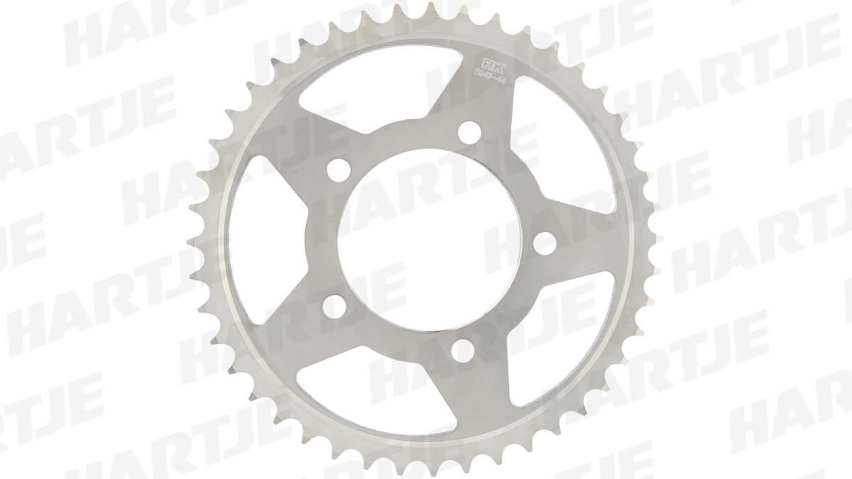 RK chain wheel 525 44Z steel silver