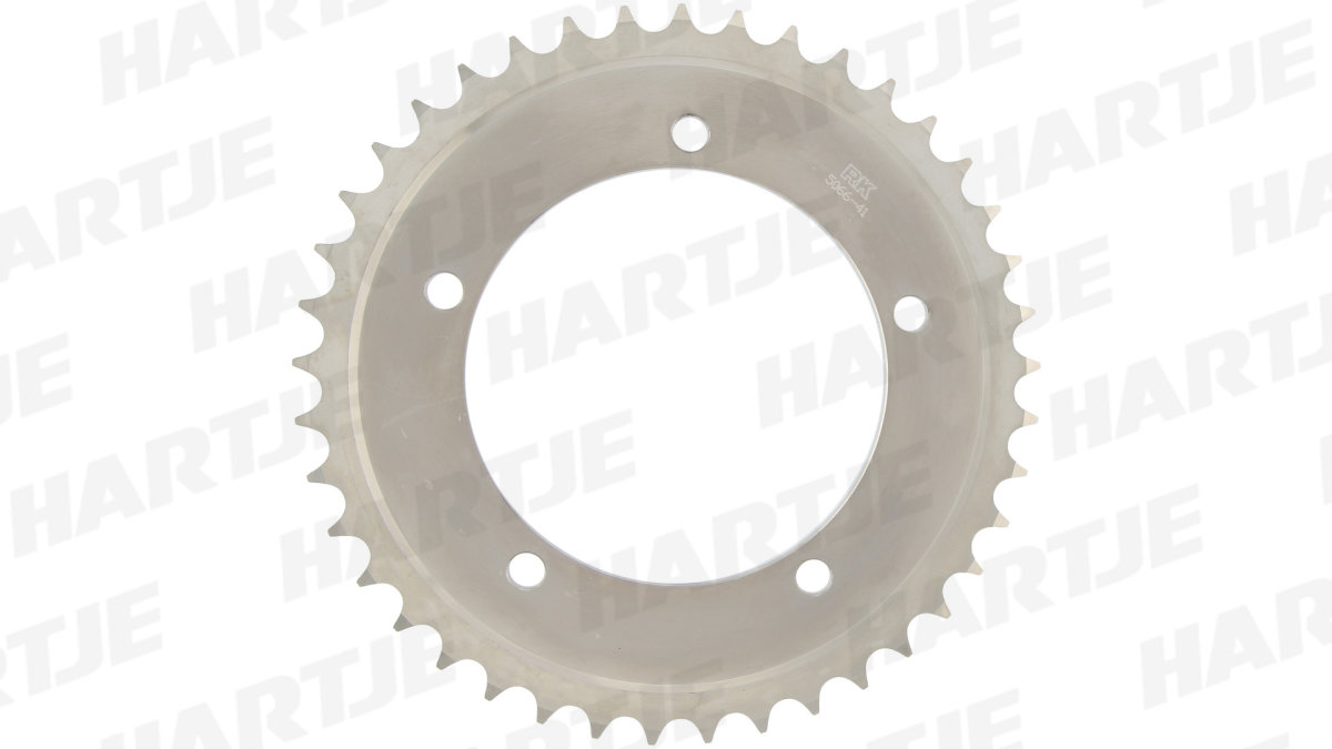 RK chain wheel 525 44Z steel silver