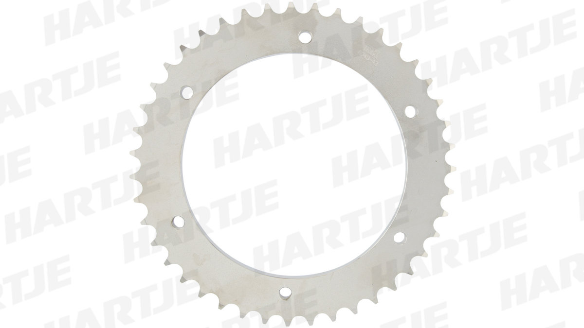 RK chain wheel 530 43Z steel silver