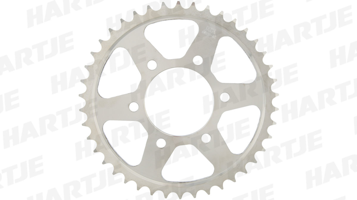 RK chain wheel 530 44Z steel silver