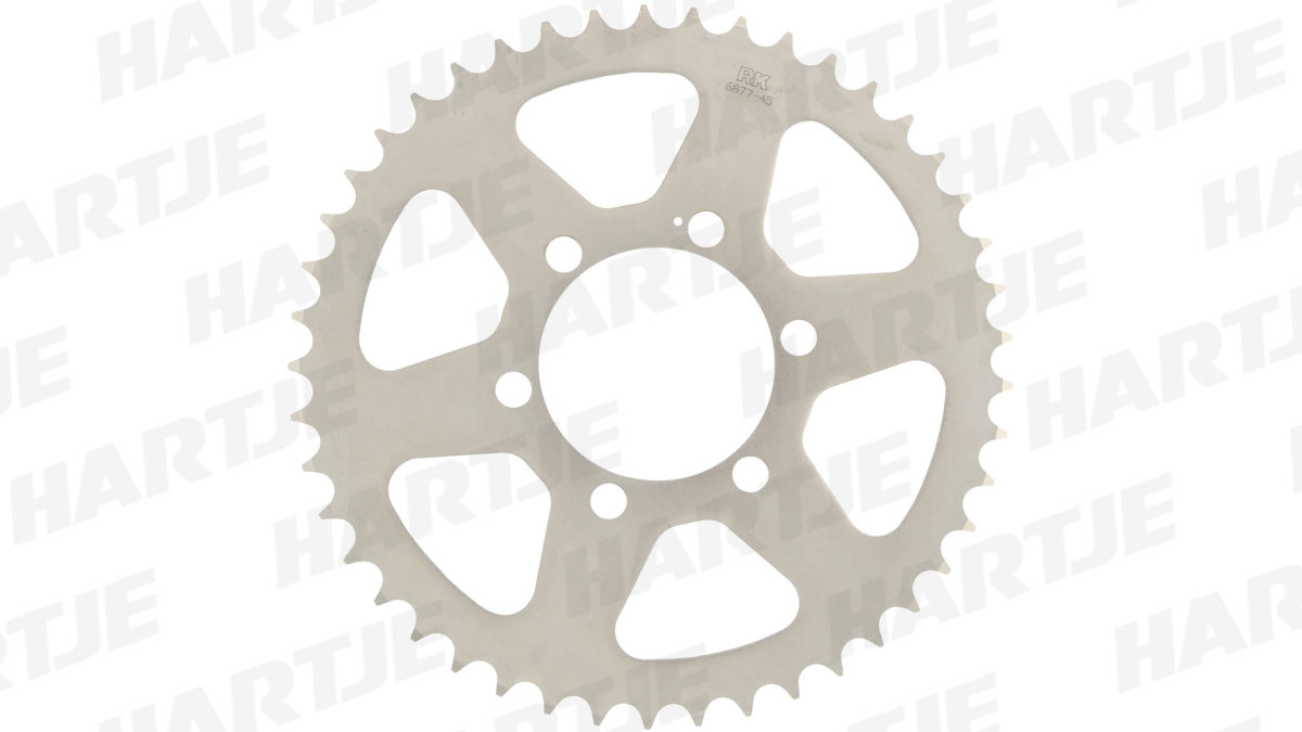 RK chain wheel 530 45Z steel silver