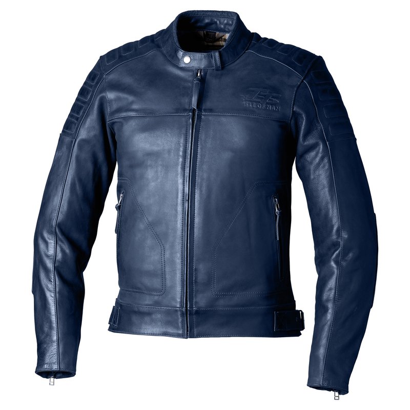 RST Brandish2 CE Lederjacke Herren Blau Größe: XXL