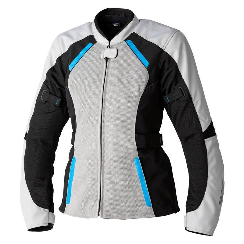 RST Damen Ava Mesh CE Textil-Jacke Silber/Schwarz/Blau Größe: S