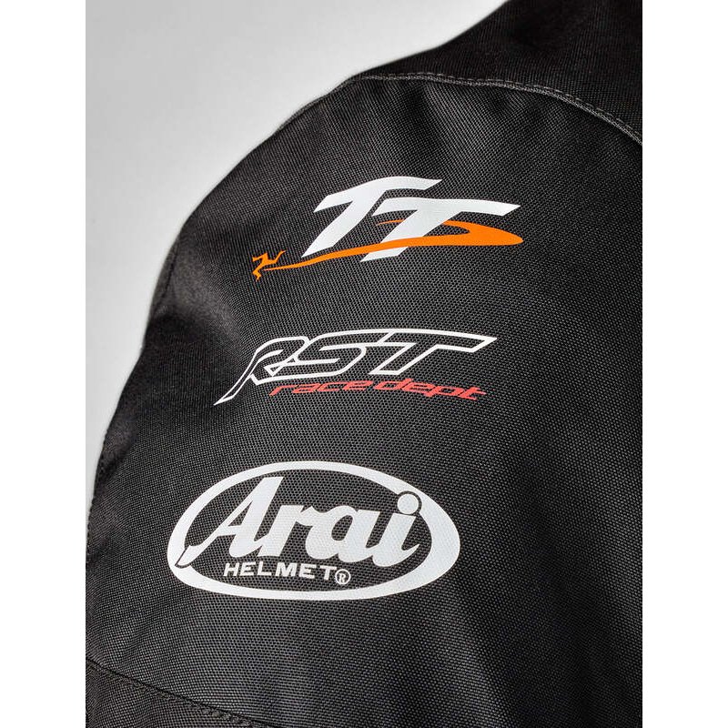 RST IOM Team EVO CE Textil-Jacke Herren Schwarz Größe: S