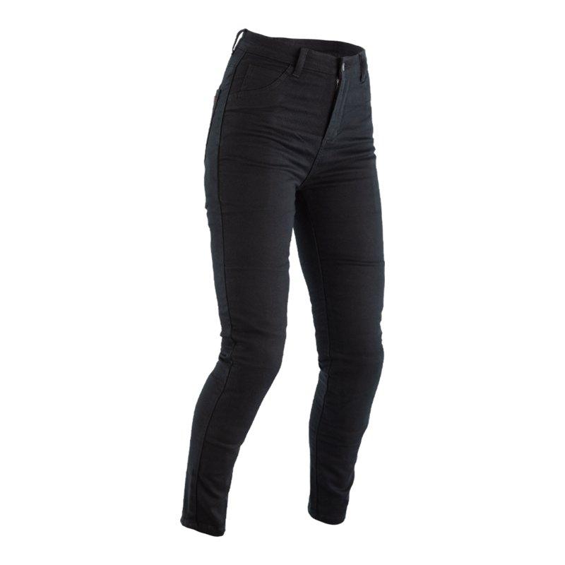 RST Jegging CE Verstärkte Damen Textil Jeans Schwarz Twill Kurzes...