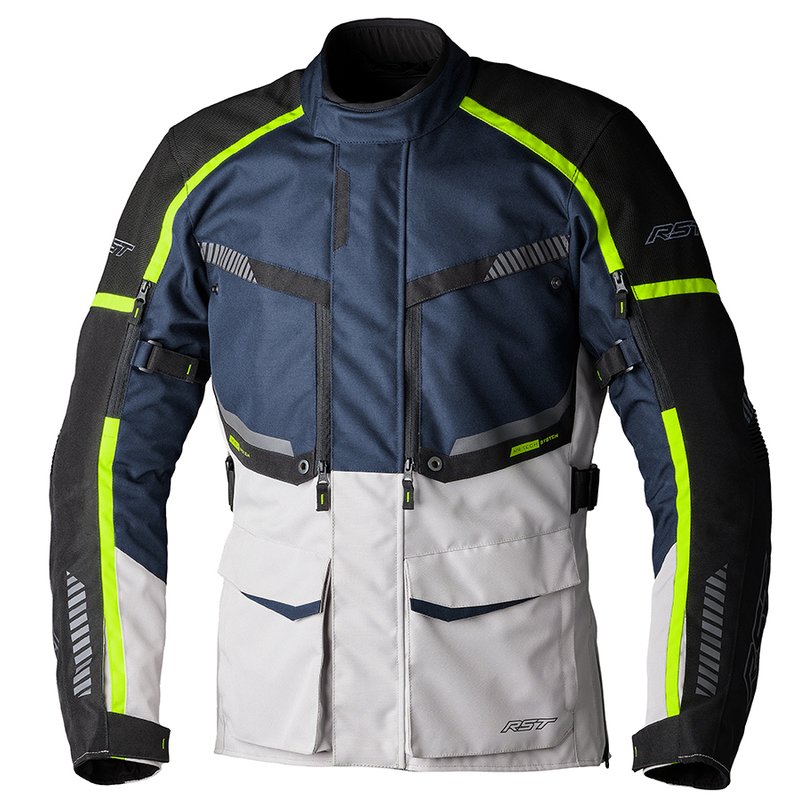 RST Maverick EVO CE Textil-Jacke Herren Navyilber Größe: XXL