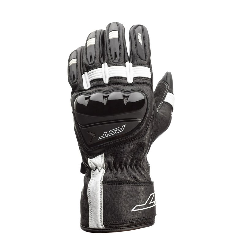 RST Pilot CE Leder Gloves Schwarz/Weiss Größe: XXL