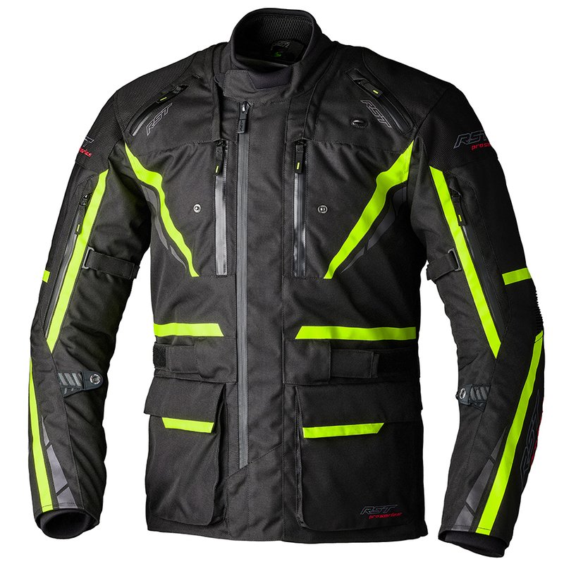 RST Pro Series Paragon 7 Textil-Jacke Herren Schwarz/Flo Gelb...