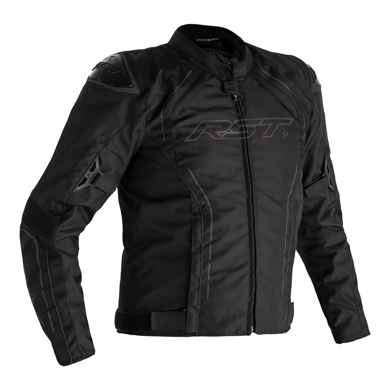 RST S-1 Jacke Textil Schwarz Größe XS