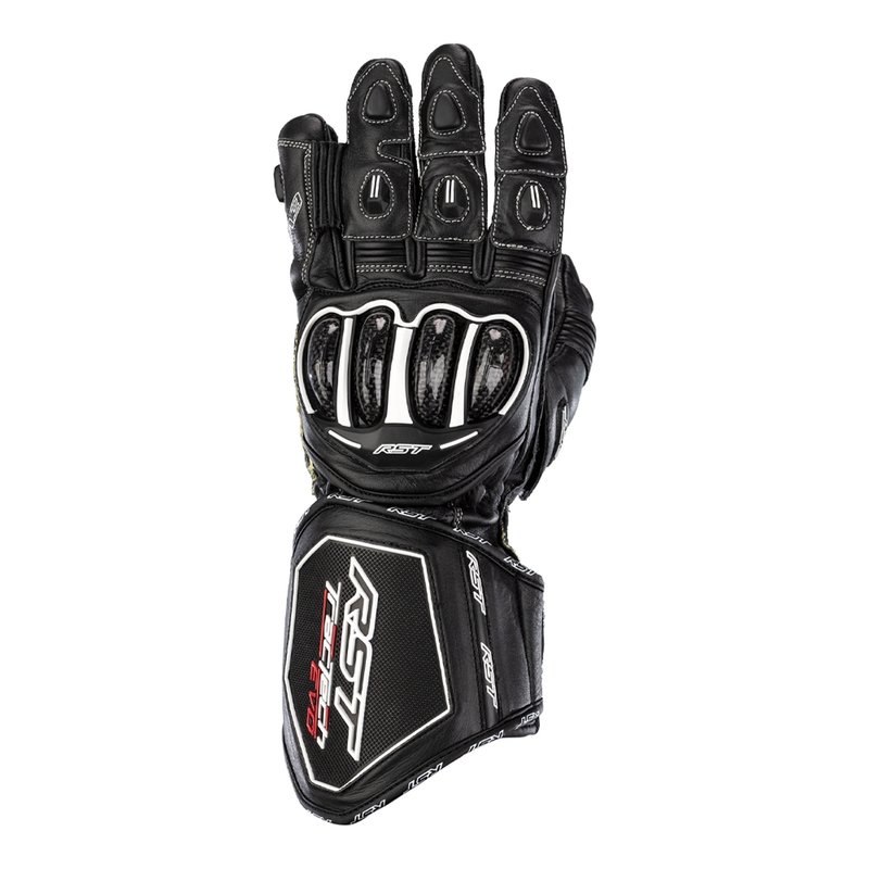 RST TracTech Evo 4 Leder Handschuhe Schwarz Größe XS