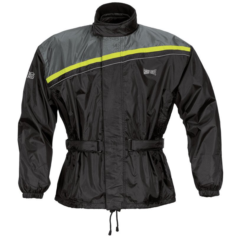 Germas-Regenjacke-Douglas-schwarz-gelb-fluo Größe: 5XL