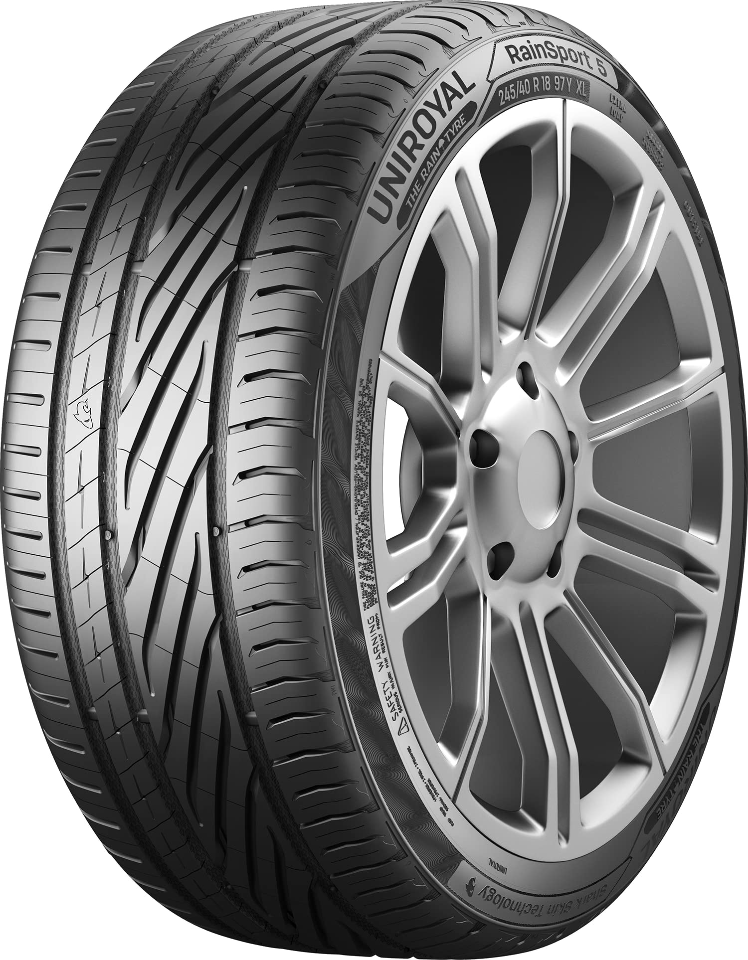 Uniroyal RainSport 5 - 195/55 R16 87H - C/A/71 - Sommerreifen (PKW) von Uniroyal